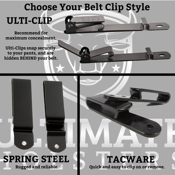 Ultimate Concealed Carry Package - Cloud Tuck Hybrid Holster and Leather Gun Belt Combo