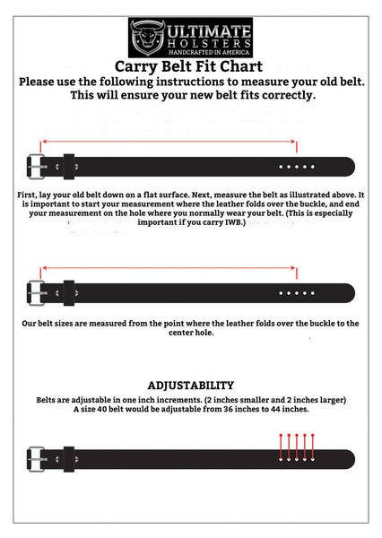 Ultimate Concealed Carry Package - Cloud Tuck Hybrid Holster and Leather Gun Belt Combo